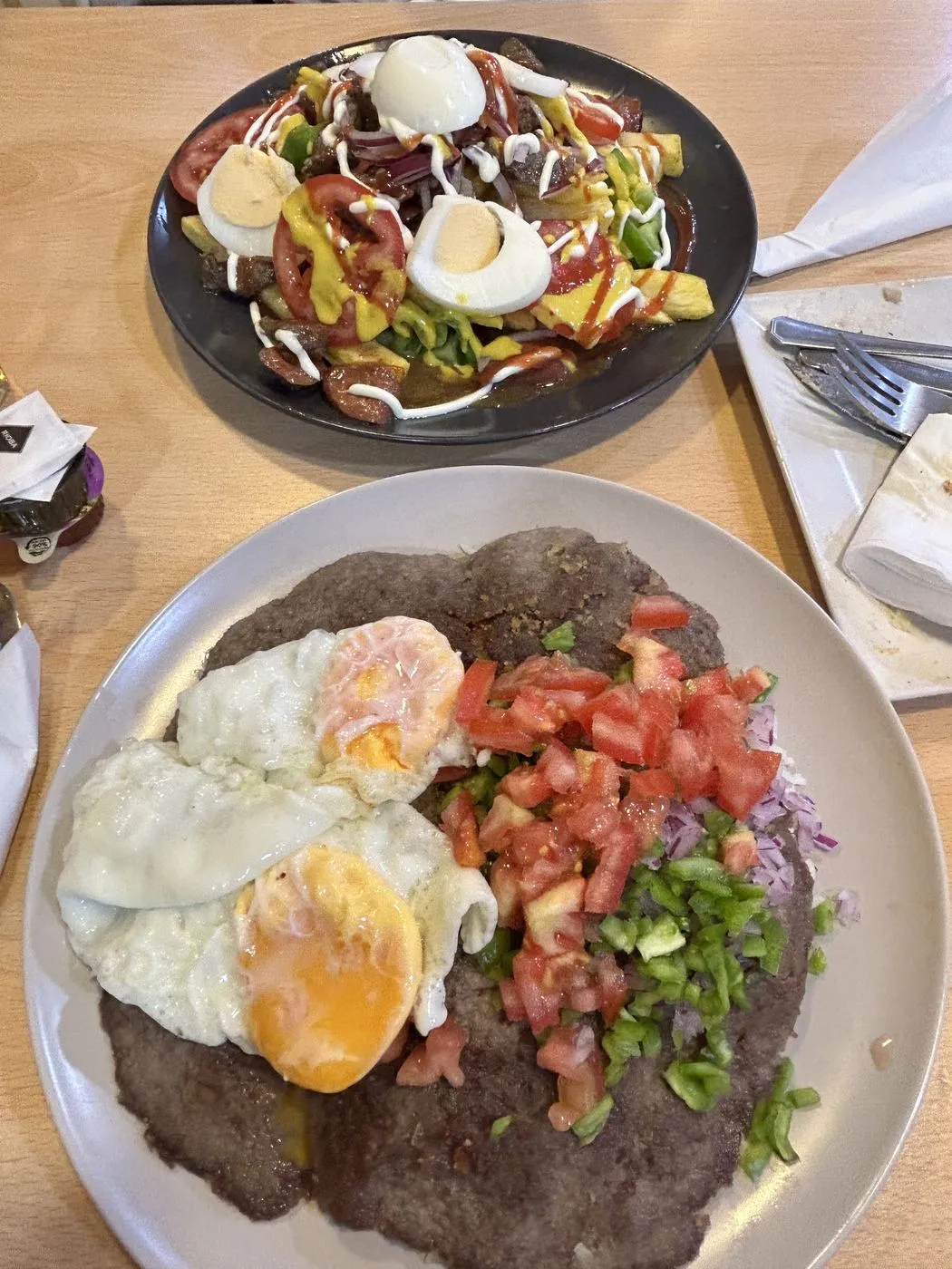 Silpancho con huevo frito